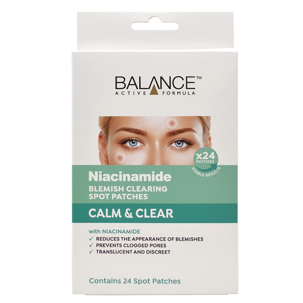 Balance Active Formula Niacinamide & Salicylic Acid Blemish Clearing Spot Patches (24 Count)