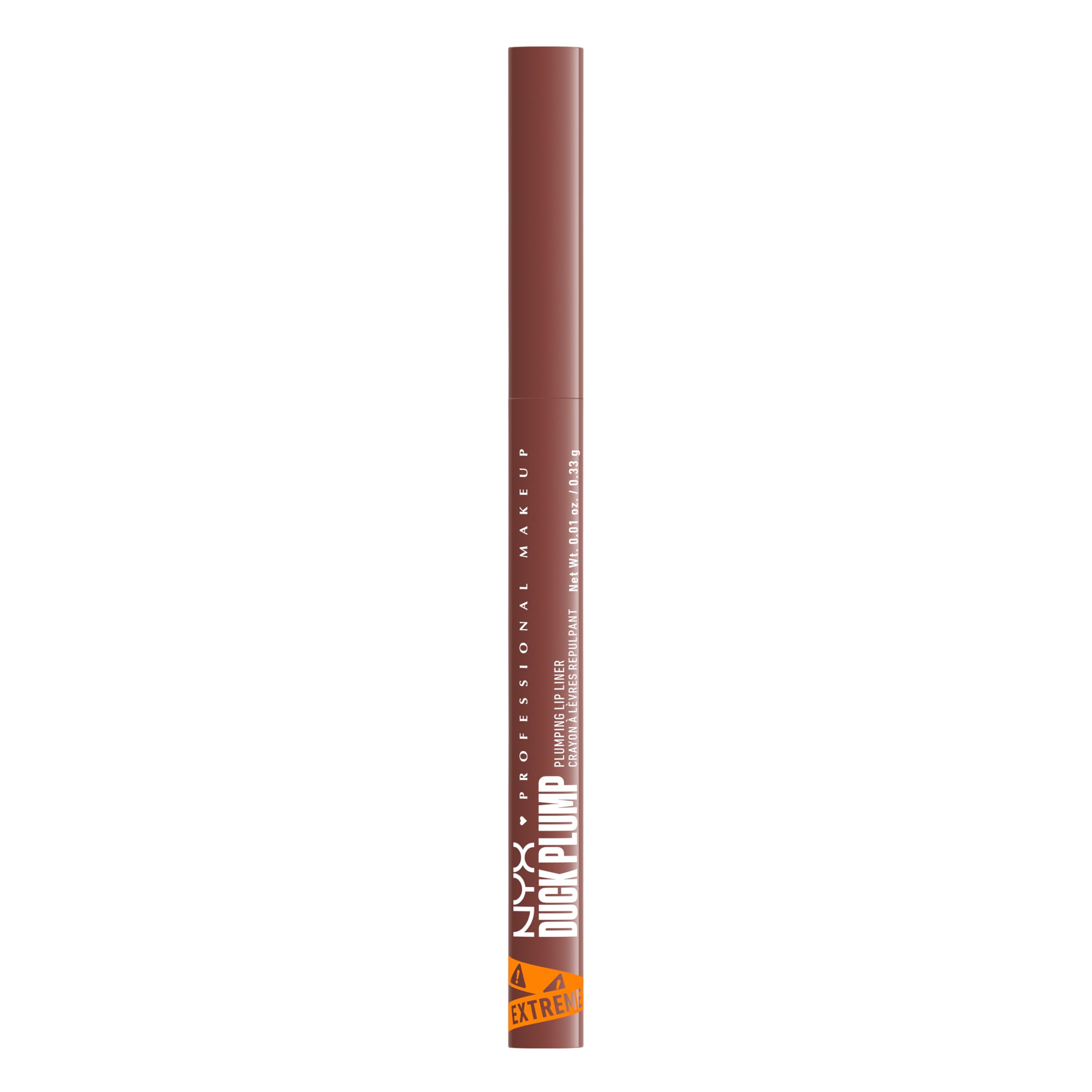 NYX Professional Makeup Plumping Lipliner, Lipliner, bis zu 10 Stunden Halt, mattes Finish, Duck Plump, Nude Flip 6