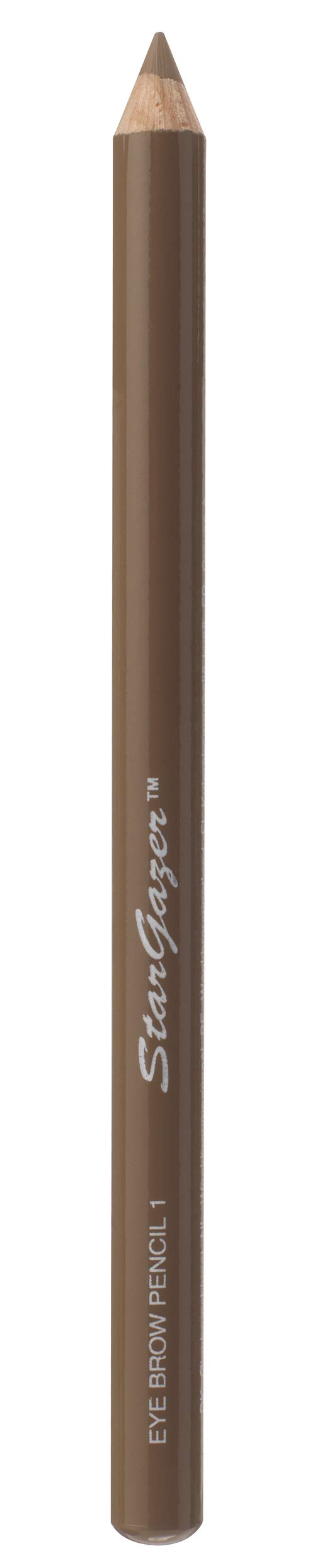 Stargazer Light Brown Eyebrow Pencil Liner #01 with Integrated Grooming Brush