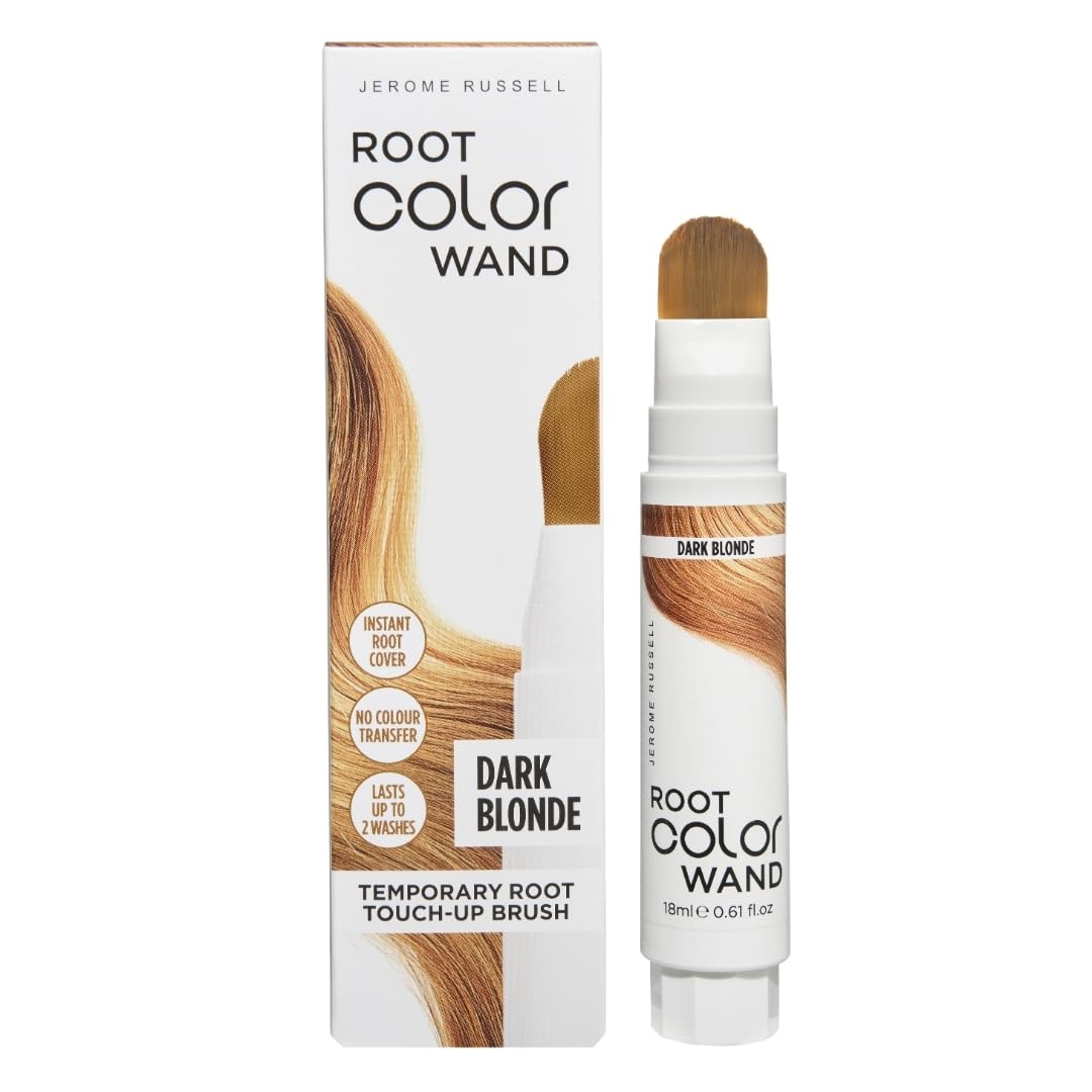 Jerome Russell Root Color Wand - Dark Blonde | Instant 100% Grey Coverage, Non-Sticky
