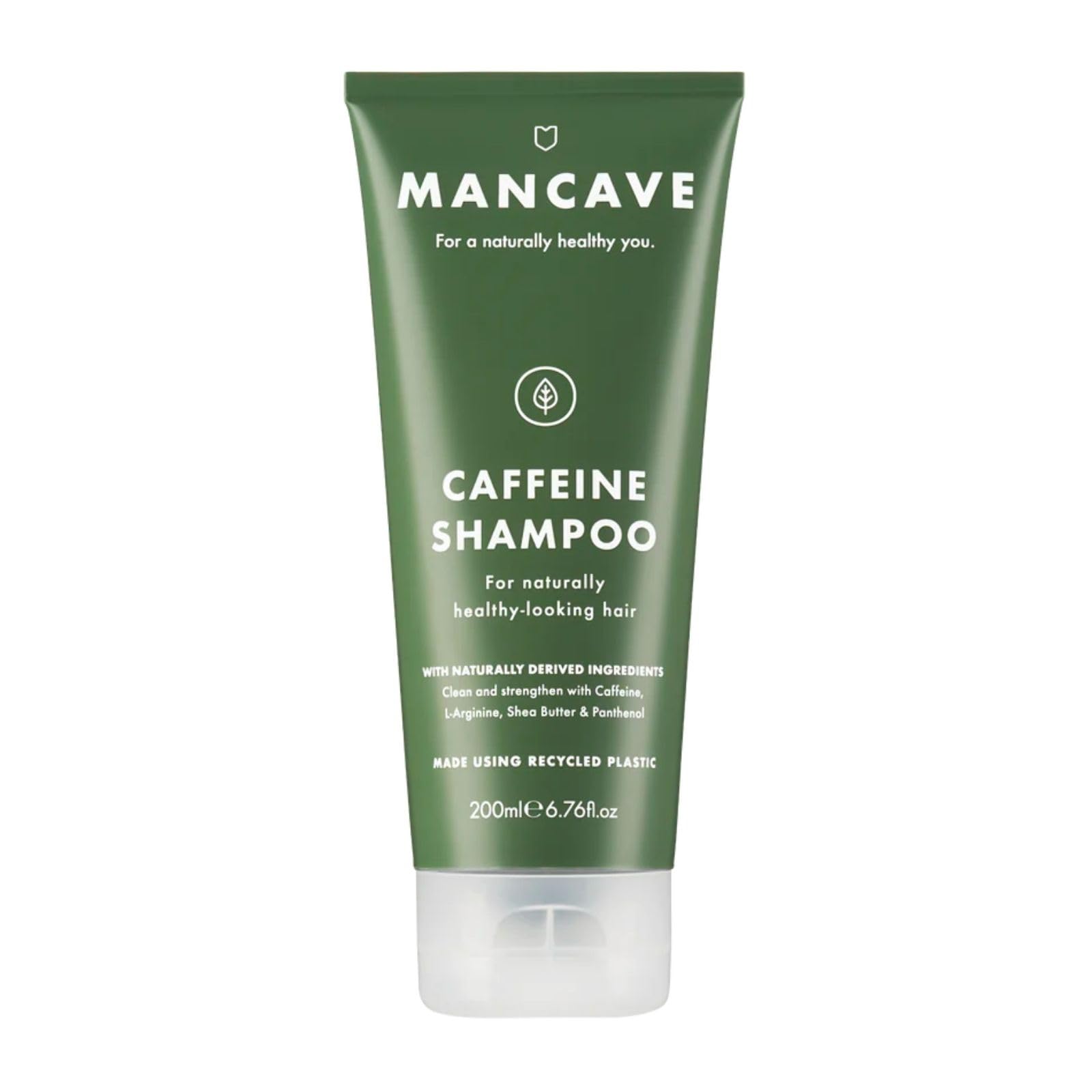 ManCave Caffeine Shampoo 200ml for Men - Strengthen & Stimulate Hair Growth