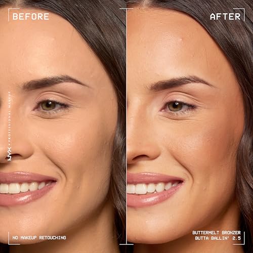 NYX Professional Makeup Buttermelt Bronzer Powder - Up to 12H Wear, Fade & Transfer Resistant, Vegan Formula 3