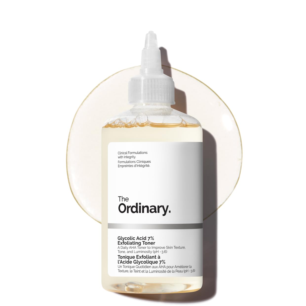 The Ordinary Glycolic Acid 7% Exfoliating Toner for Brightening and Smoothing