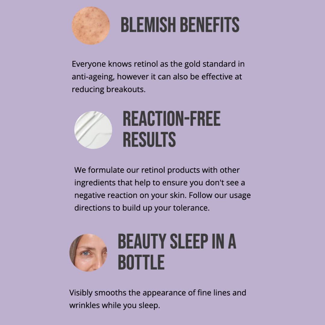 NIP + FAB Retinol Fix Overnight Cream 3% with Encapsulated Retinol, Bakuchiol & Ceramides, 50ml 3