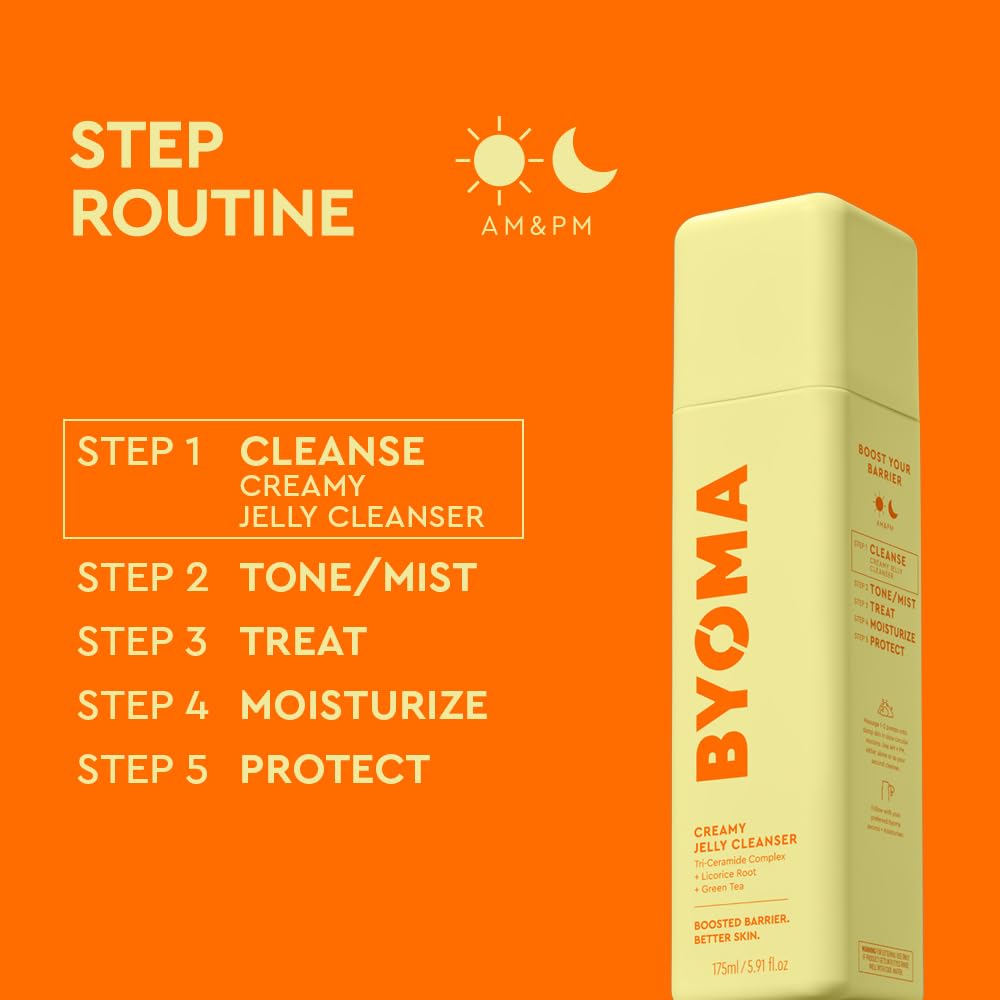 BYOMA Creamy Jelly Cleanser Hydrating Facial Cleanser 175ml 6