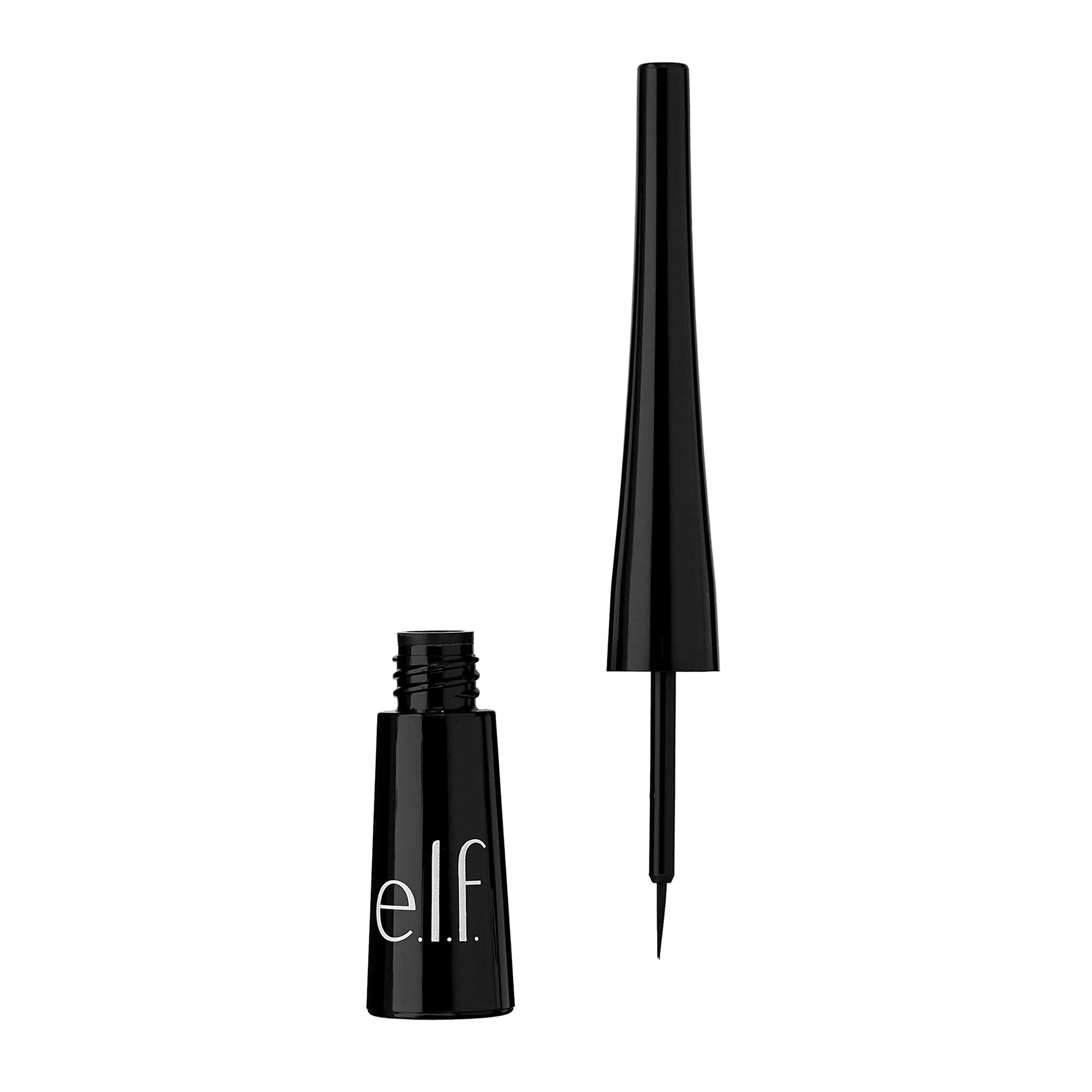 e.l.f. Expert Liquid Liner - Smudge-proof, Buildable Eyeliner in Jet Black