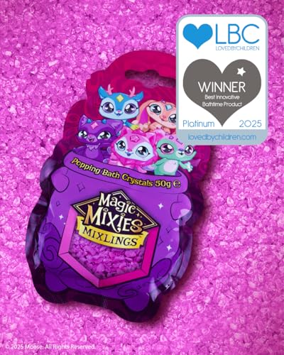 Kokomo Magic Mixies Mixling Popping Bath Crystals - 50g Vegan Bath Salts for Kids