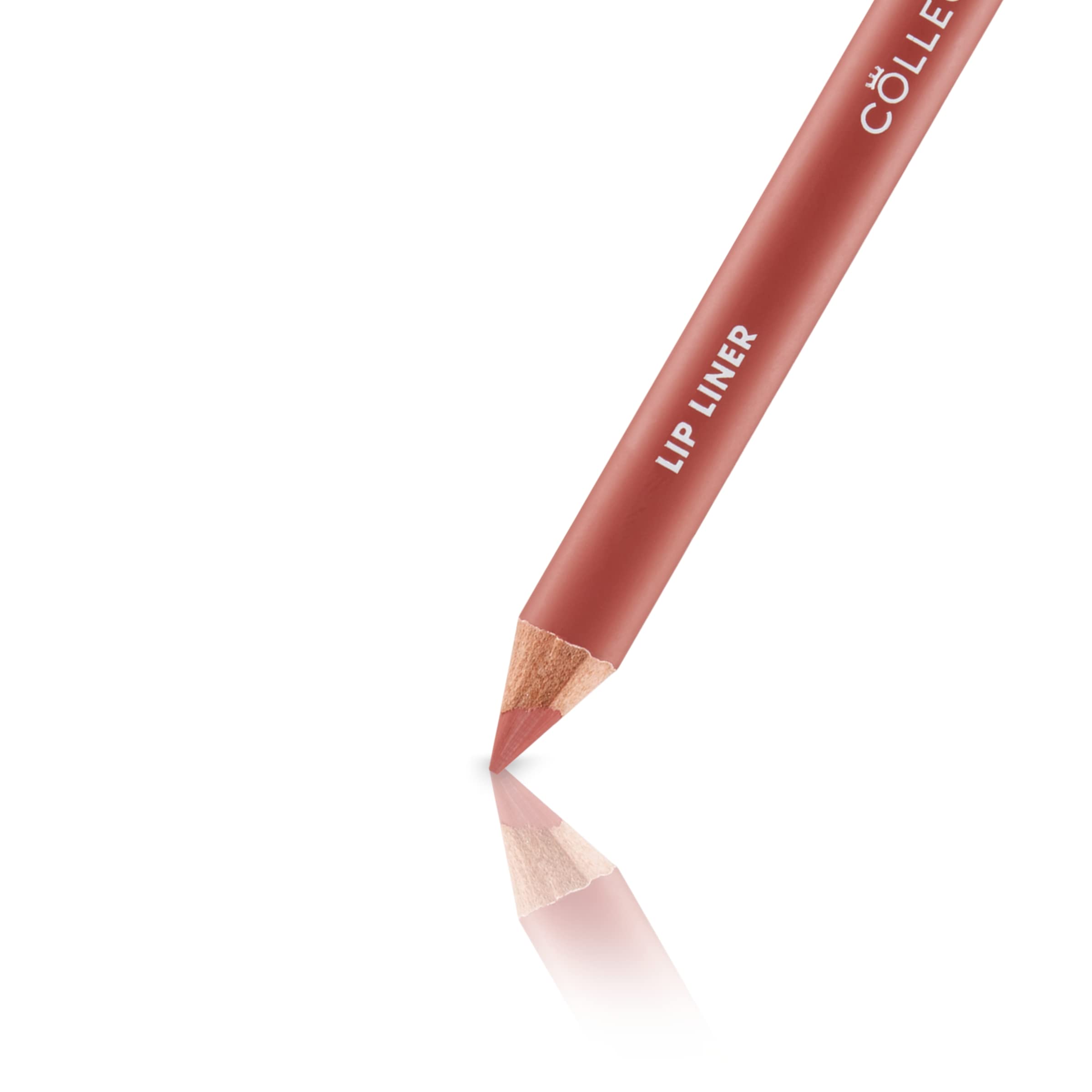 Collection Long-Lasting Lip Liner Pencil with Sharpener, Shade Nude Blush 3