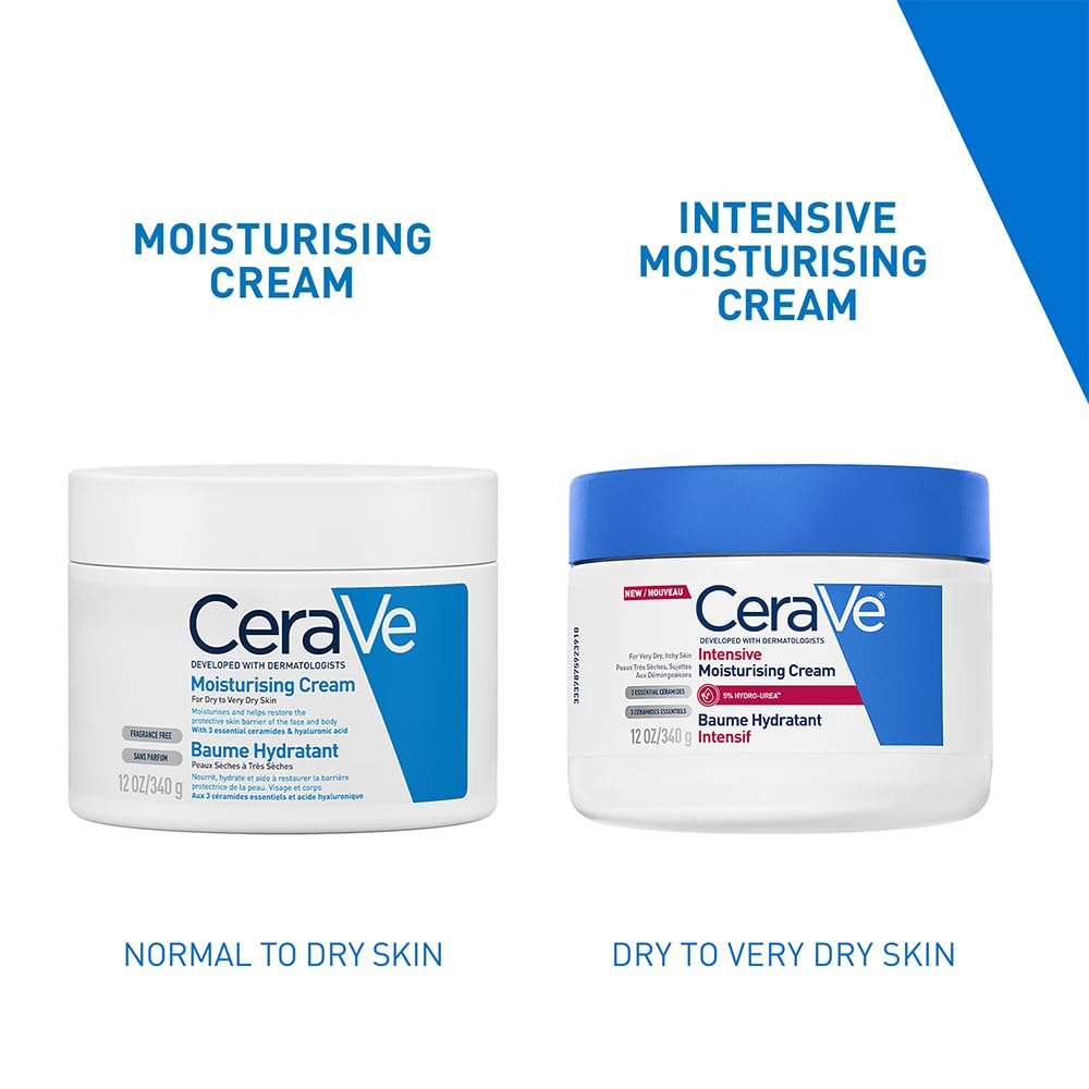CeraVe Intensive Moisturising Cream Body Moisturiser with Hyaluronic Acid