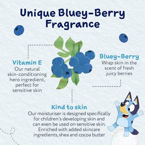 Childs Farm Bluey-Berry Moisturiser for Kids - 24H Hydration for Sensitive Skin 4