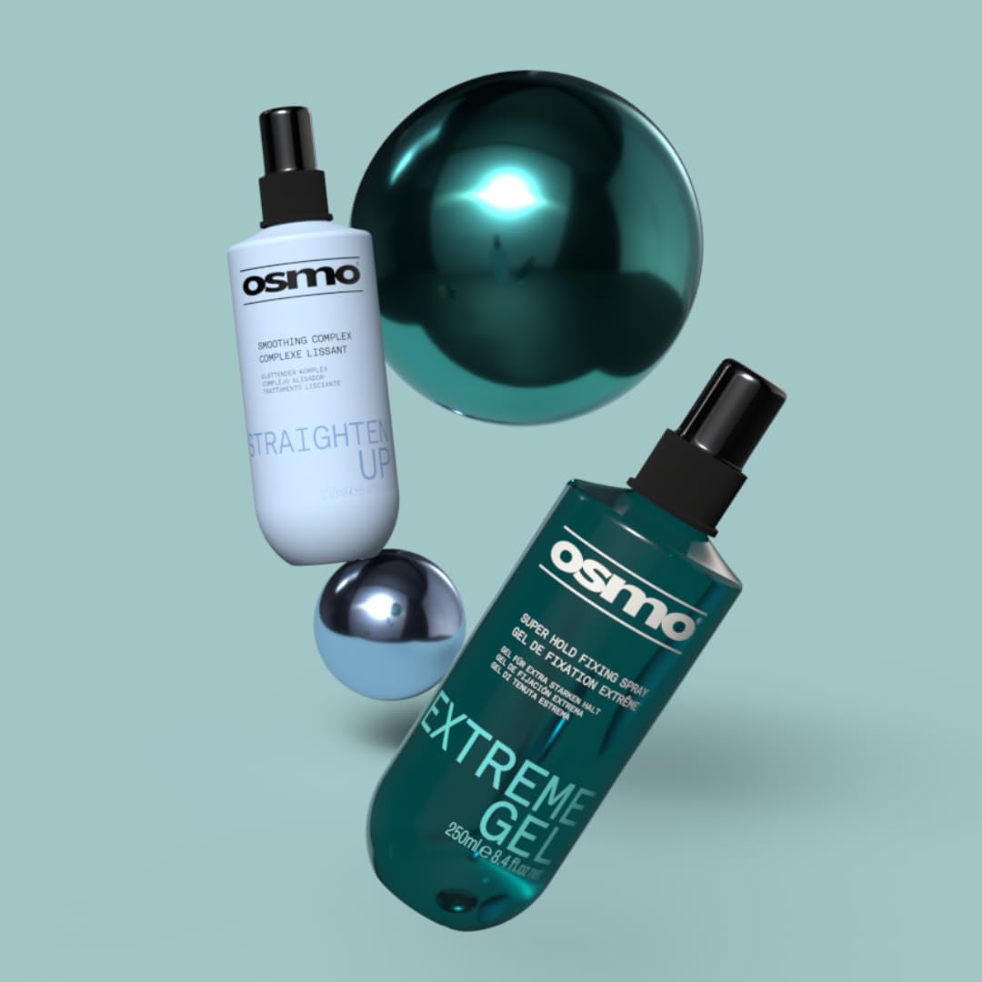 Osmo Extreme Gel Spray for Extra Firm Hold, Frizz Control, Vegan Formula - 250ml 5