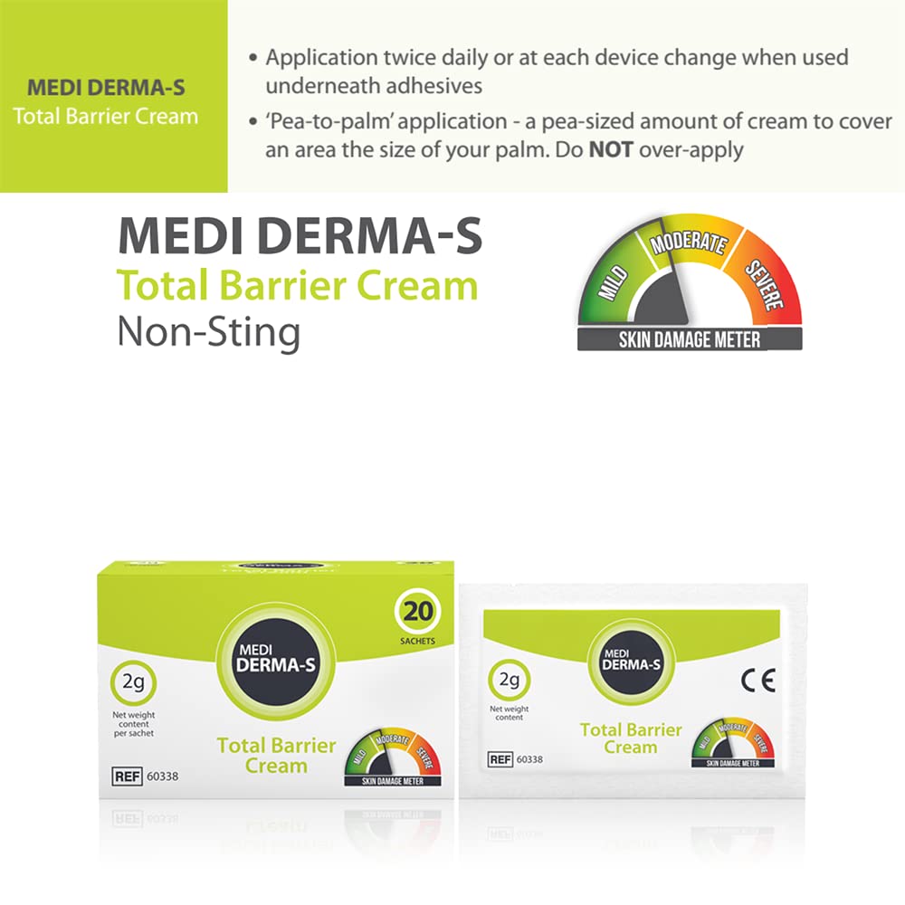Toeah Medi Derma-S Total Barrier Cream for Intact Skin & Mild Damage (20 Sachets) 5