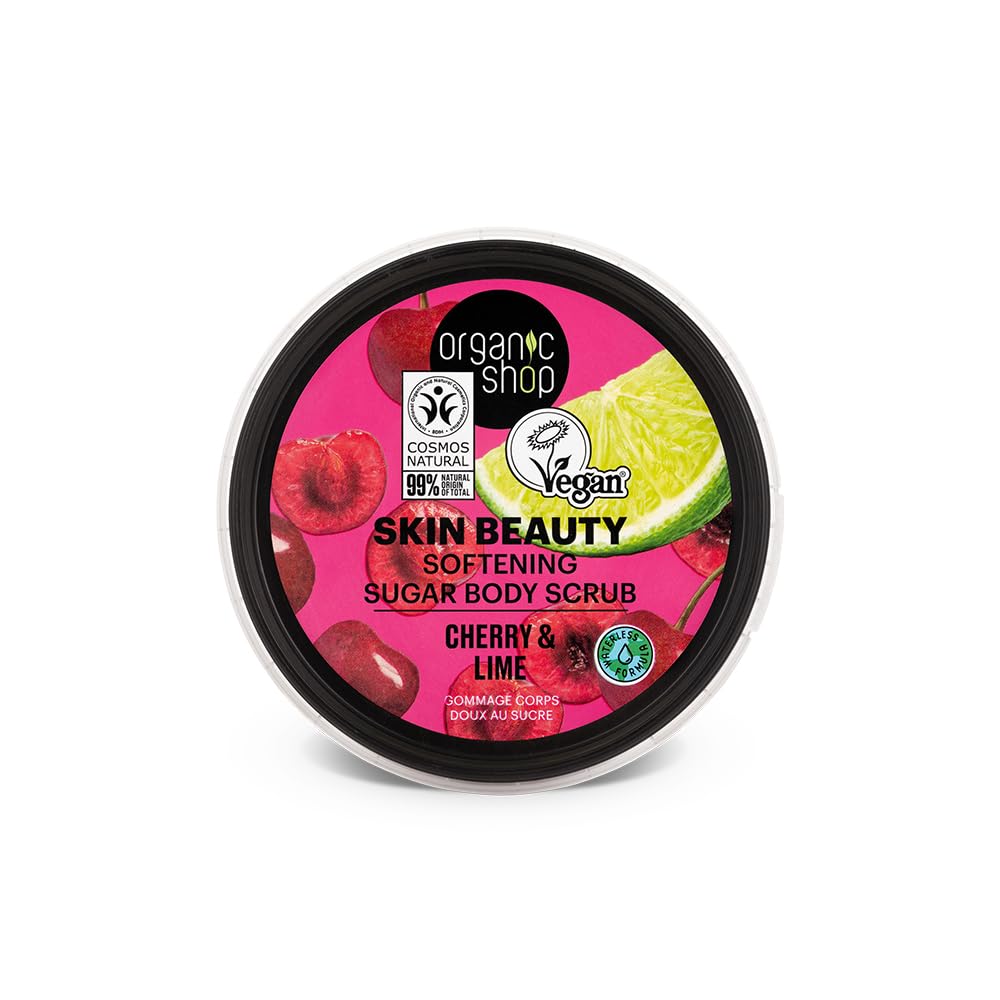 Organic Shop Body Scrub Softening Cherry & Lime - 250ml