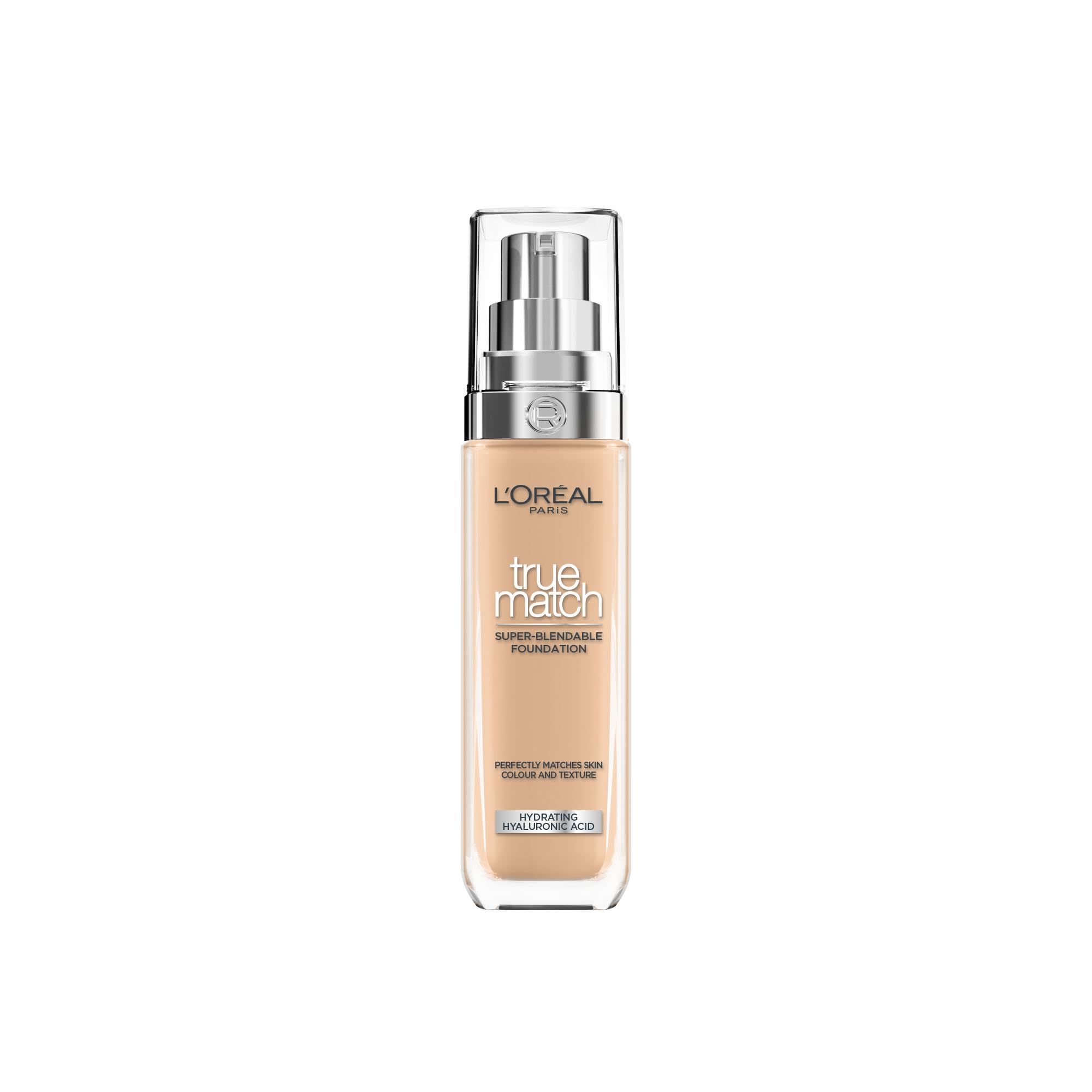 L'Oréal Paris True Match Liquid Foundation with Hyaluronic Acid, SPF 16, 5N Sand, 30 ml