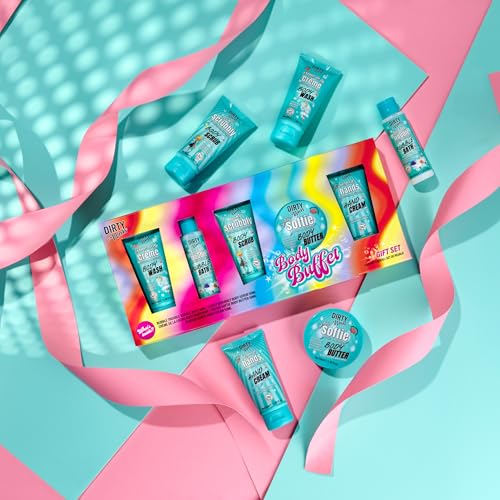 Dirty Works Body Buffet Gift Set: Pampering Bath & Body Skincare Essentials