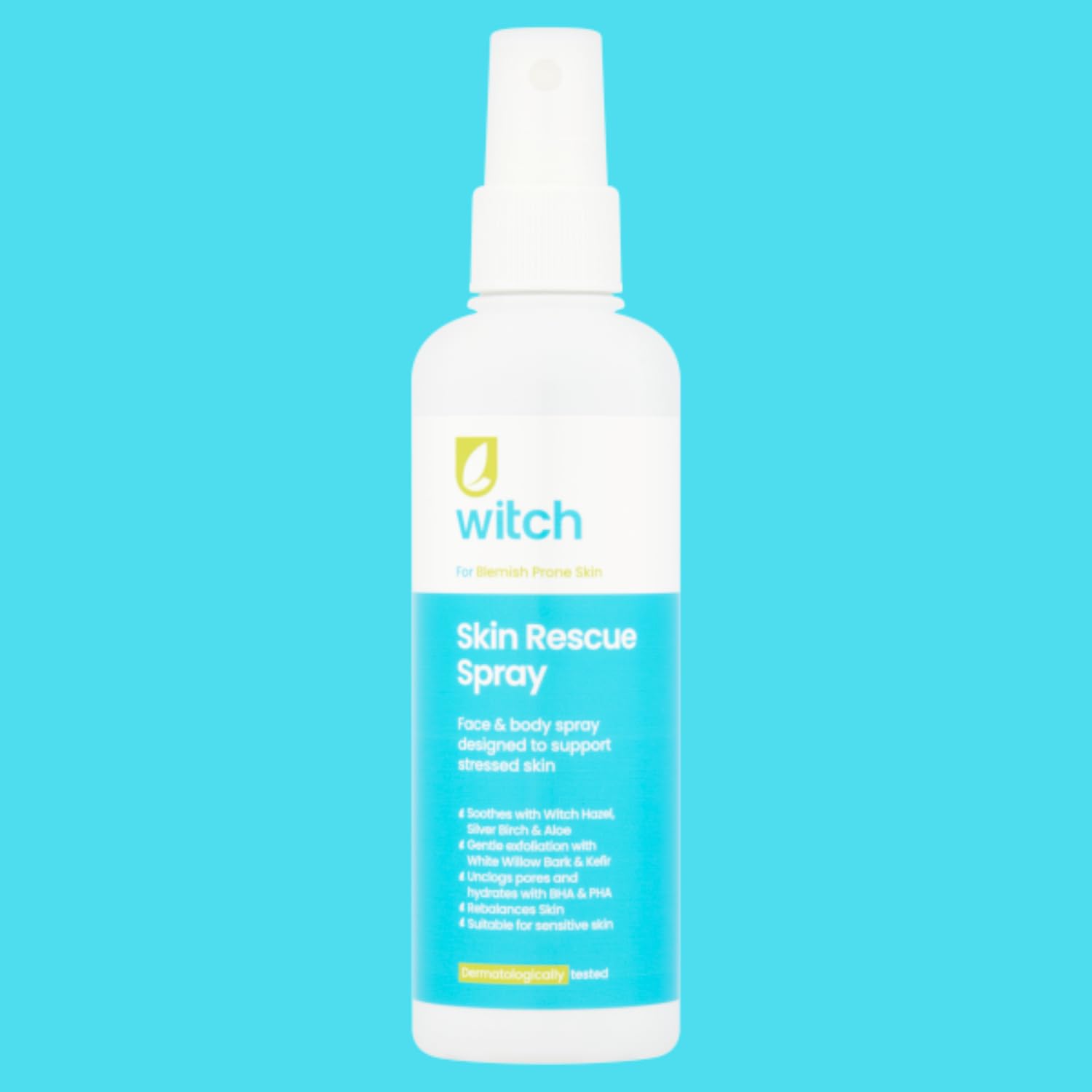 Witch Skin Rescue Spray for Stressed, Blemish-Prone Skin with Witch Hazel & BHA 3