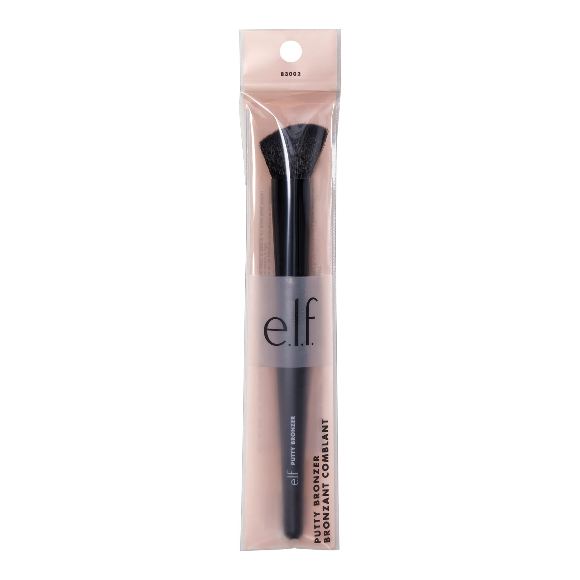 e.l.f. Putty Bronzer Brush - Angled Makeup Brush for Contour & Highlight 4