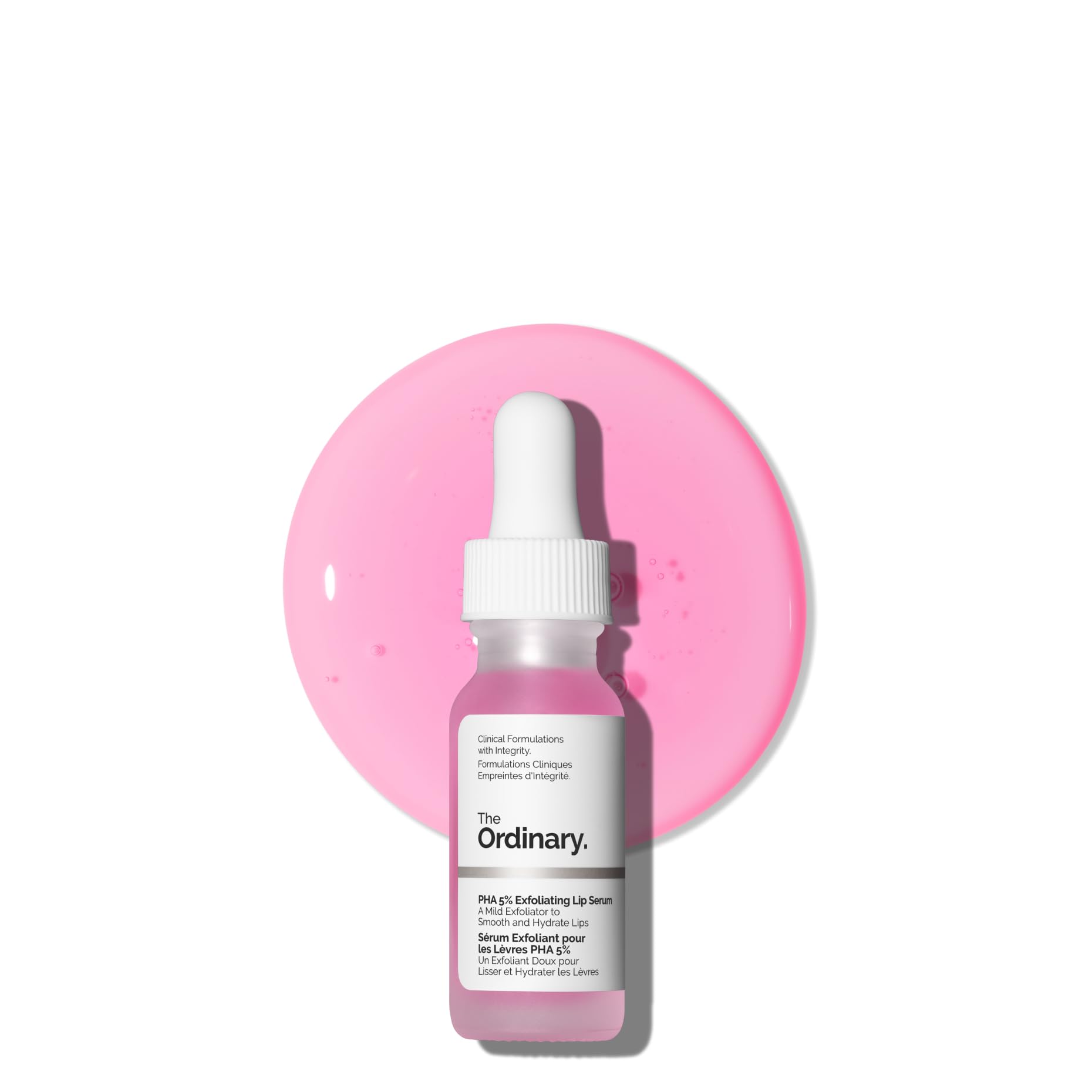The Ordinary PHA 5% Exfoliating Lip Serum for Hydrating Overnight Lip Treatment