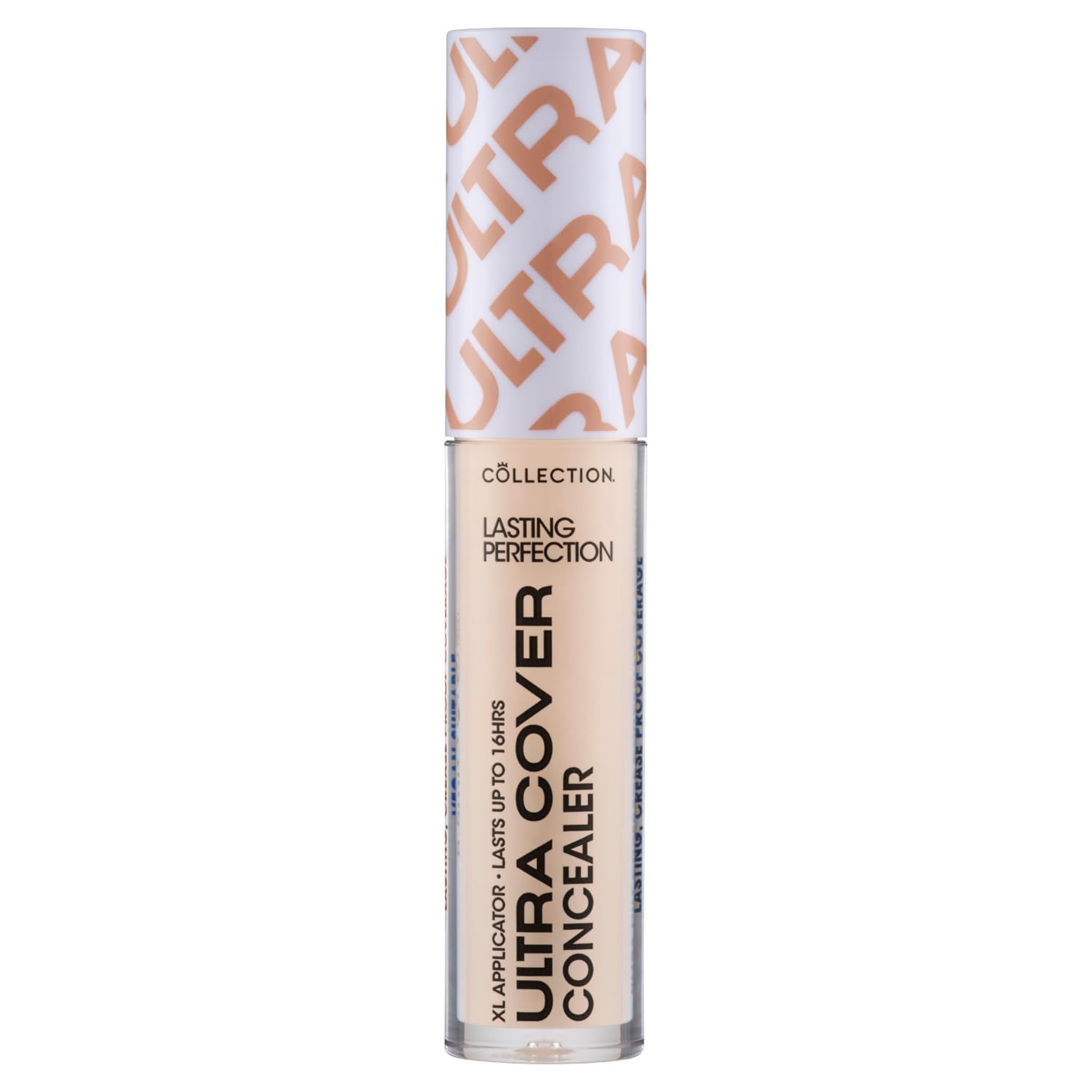 Collection Cosmetics Lasting Perfection Ultra Cover Concealer, bis zu 16 Stunden Halt, XL-Applikator, Elfenbein-Neutral, 5,5 ml
