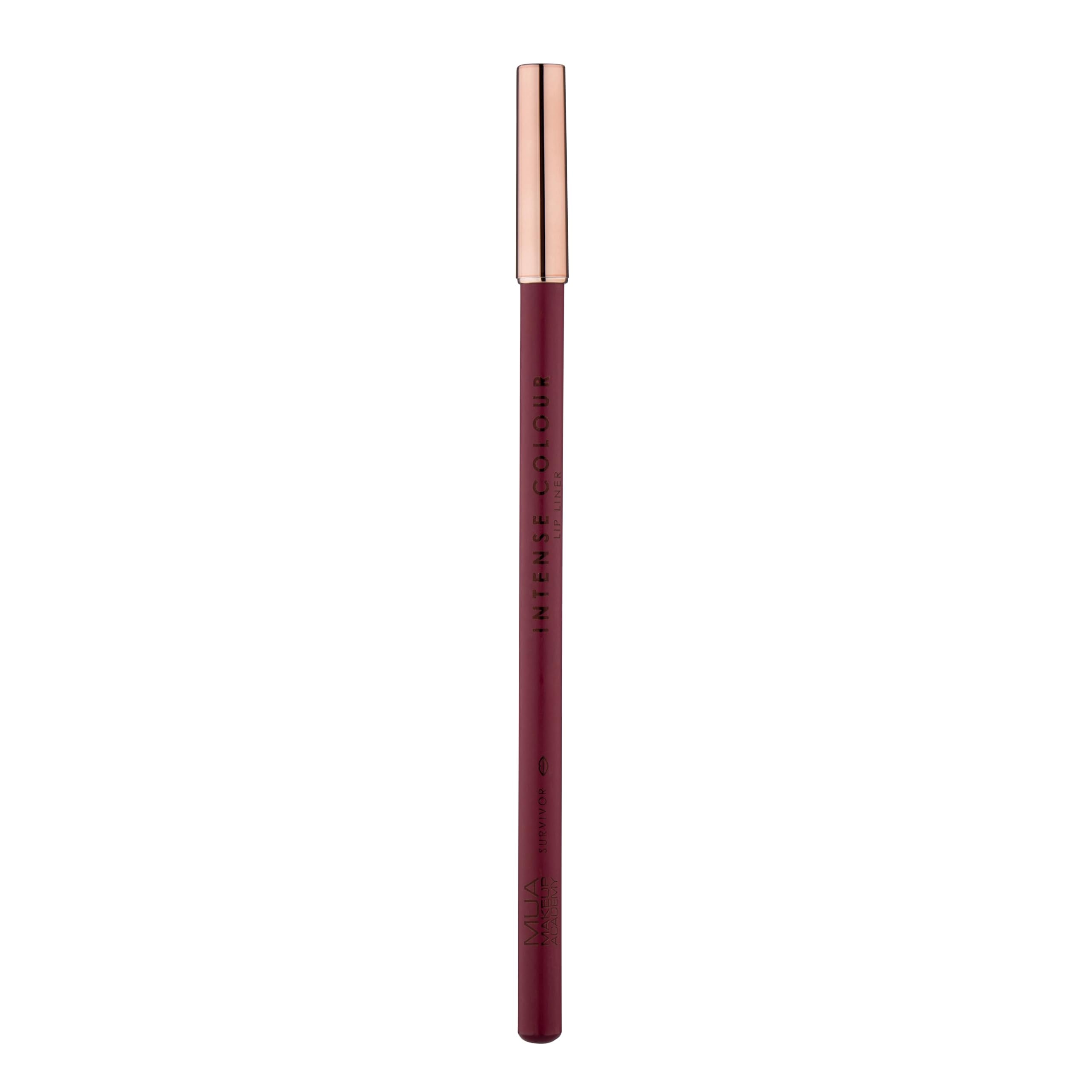MUA Makeup Academy Intense Colour Lip Liner - Shade Survivor - Highly Pigmented & Precise Definition