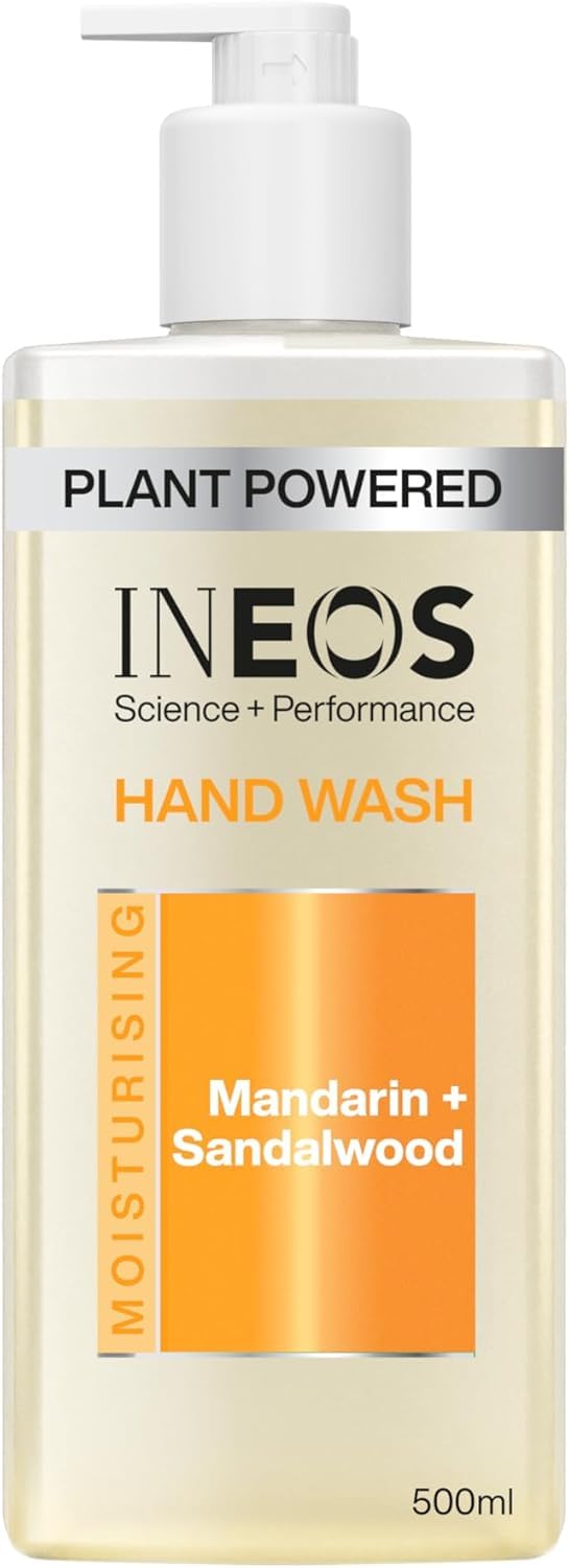INEOS Skin Science Hand Wash with Provitamin B5 - Mandarin + Sandalwood - 500ml