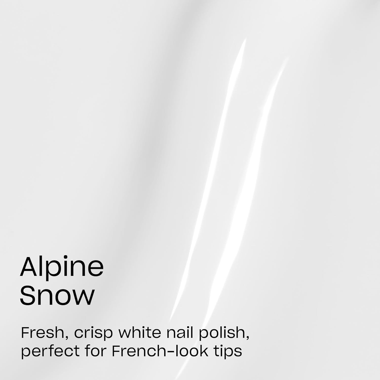 OPI Alpine Snow Nail Lacquer - Classic White Polish, 15 ml