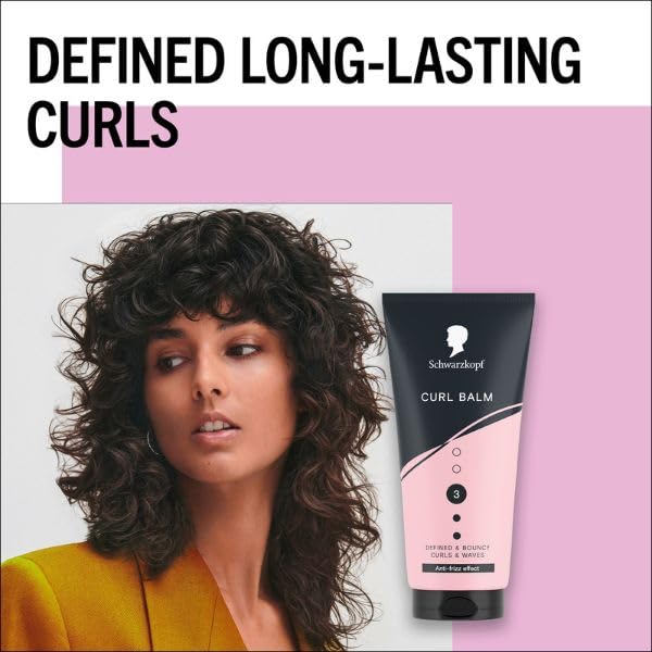 Schwarzkopf Curl Balm 150ml for Defined, Bouncy, Humidity-Protected Curly Hair
