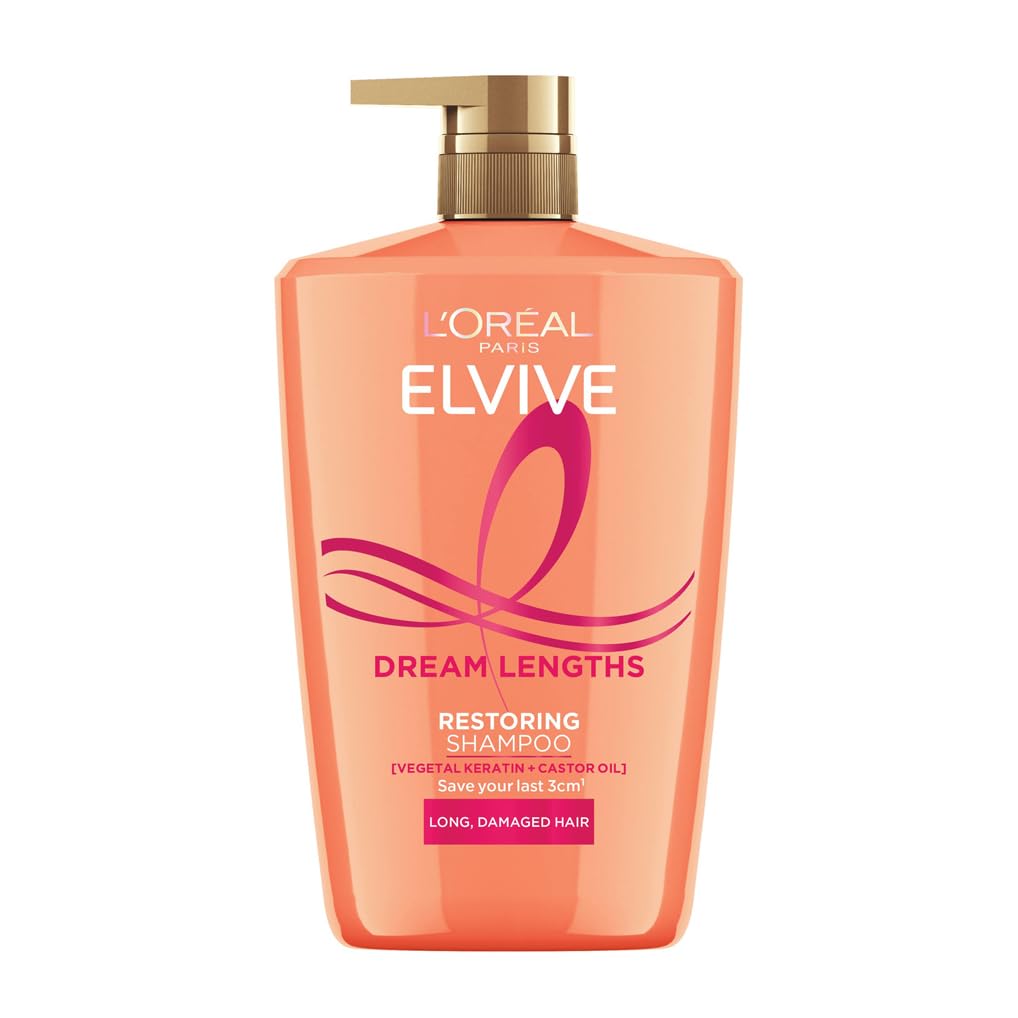 L'Oréal Paris Elvive Dream Lengths Regenerierendes Shampoo mit pflanzlichem Keratin