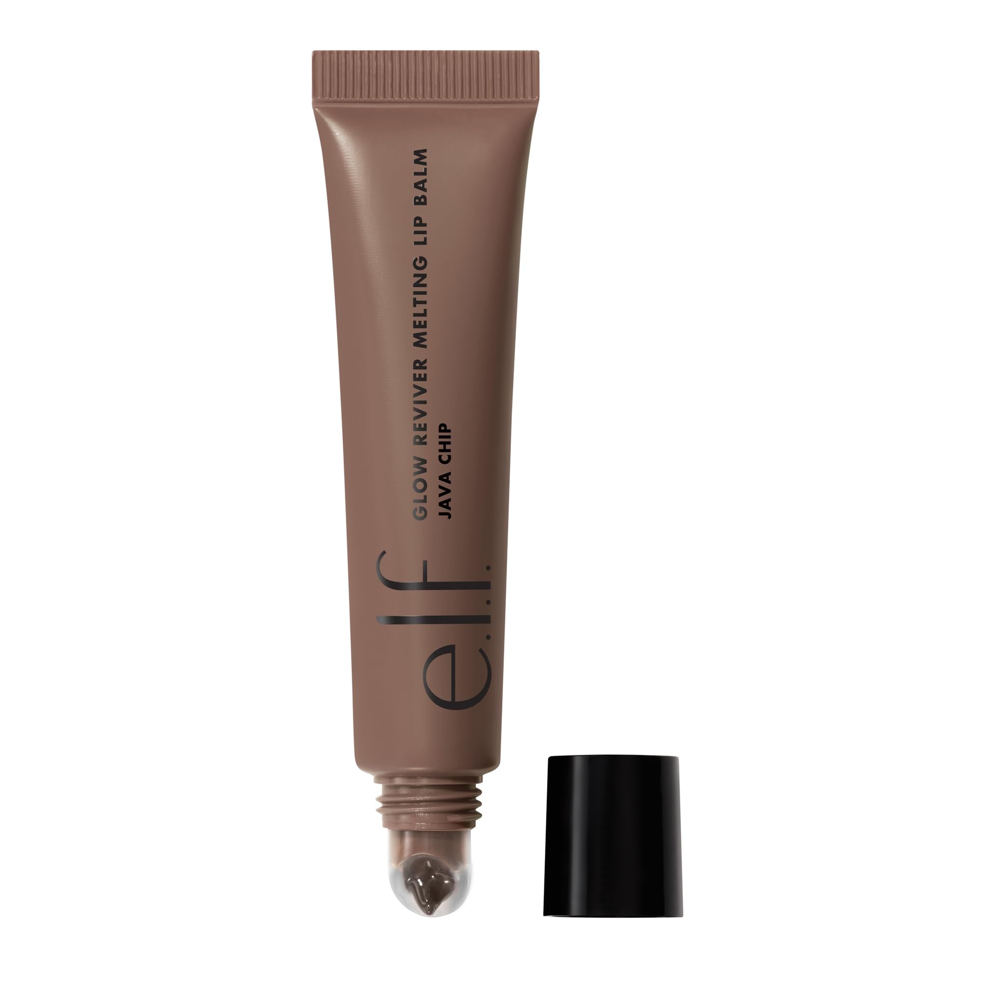 e.l.f. Glow Reviver Melting Lip Balm - Hydrating Tinted Glossy Finish Java Chip