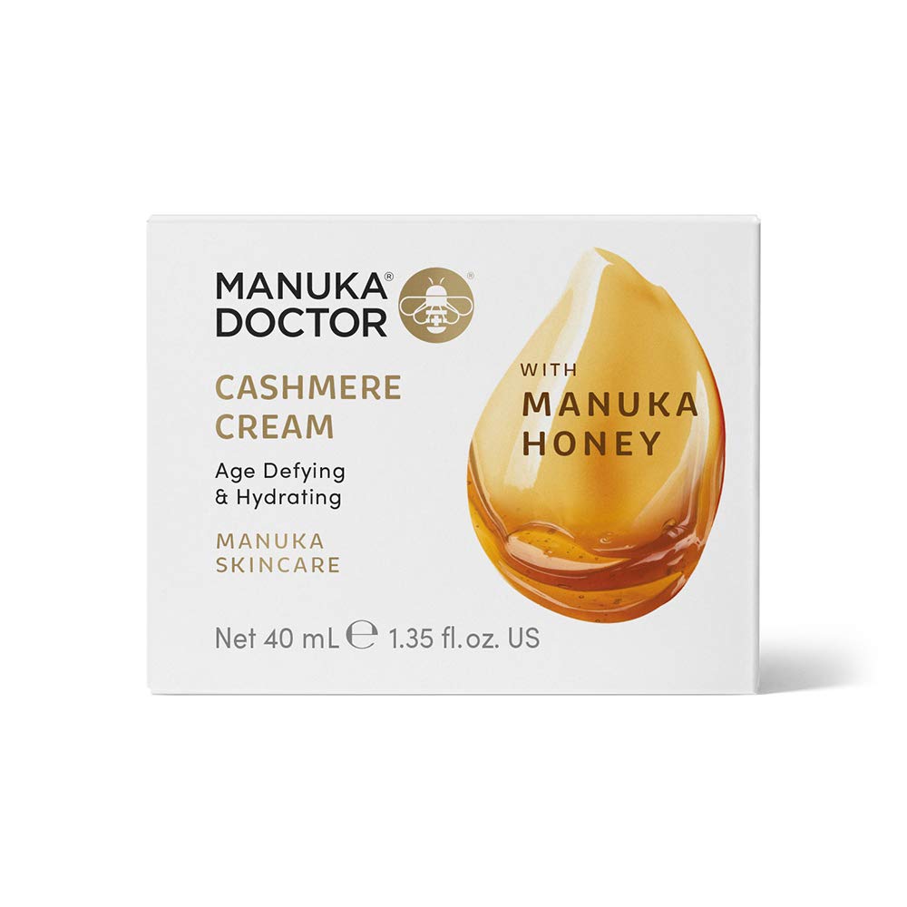 Manuka Doctor Cashmere Cream, Silky Soft Age-Defying Honey Day Cream, 40ml
