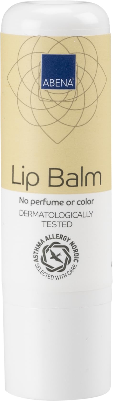 Abena Chapstick Lippenbalsam | 5 g Feuchtigkeitscreme | Parfümfrei | Lippenpflege