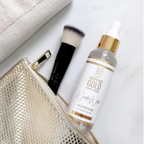 Dripping Gold Water Medium/Dark Self Tanning Mist 100ml for Radiant Olive Glow 4