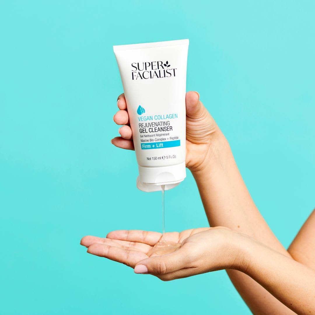 Super Facialist Vegan Collagen Rejuvenating Gel Cleanser for Firming & Smoothing 5