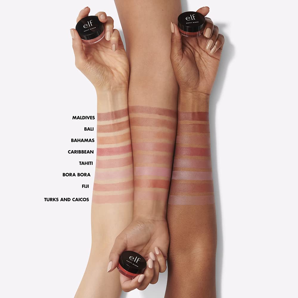 e.l.f. Putty Blush - Creamy, Ultra Pigmented, Buildable Putty-to-Powder Formula 3