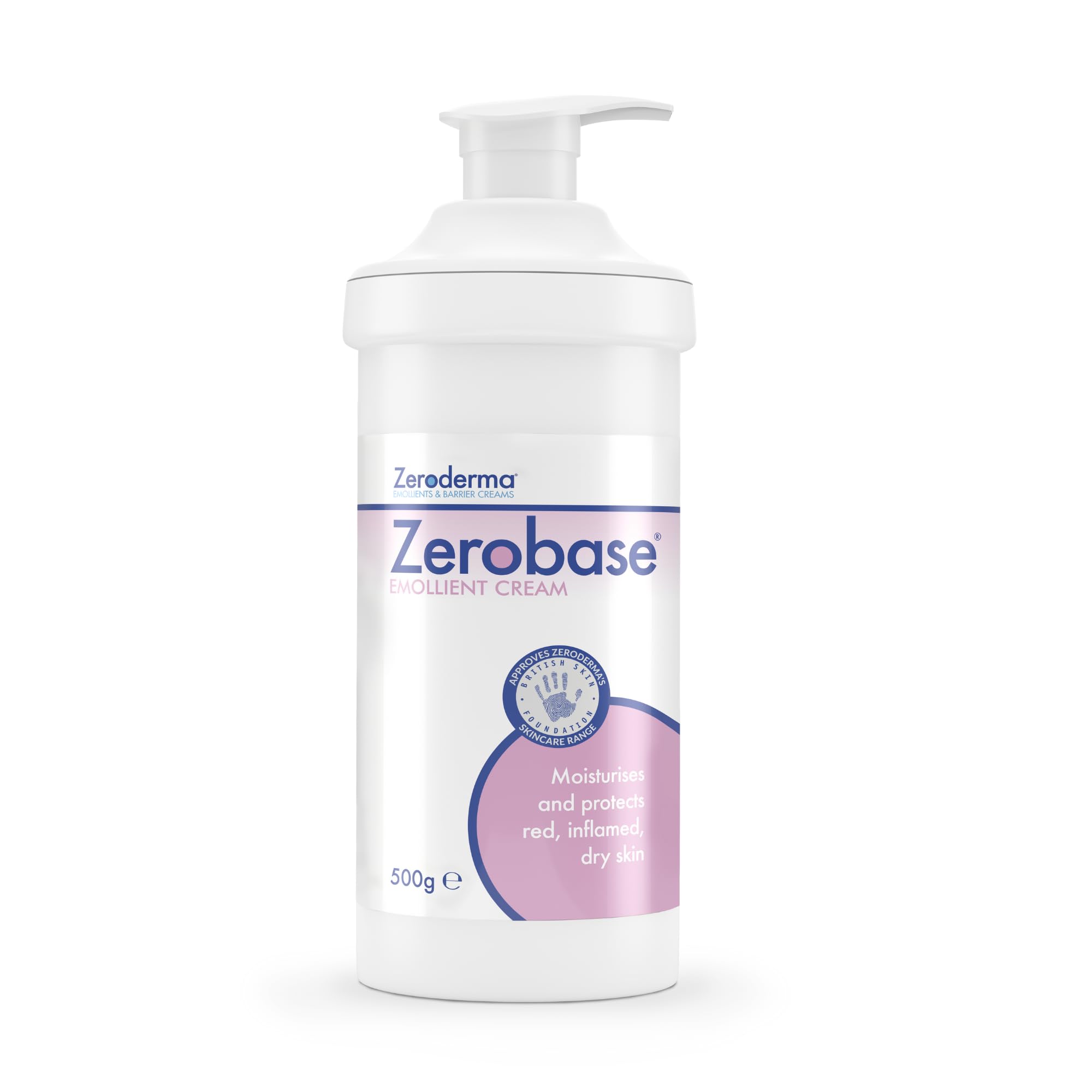 Zeroderma Zerobase Emollient Cream 2-in-1 Moisturiser & Soap Substitute for Dry Skin