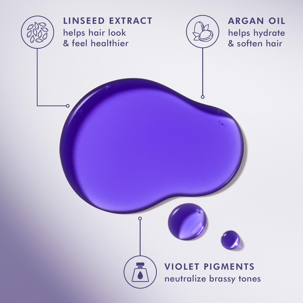 Moroccanoil Treatment Purple Hair Oil for Blonde, Highlighted, and Grey Hair 4