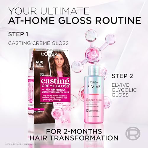 L'Oréal Paris Casting Crème Gloss Semi-Permanent Hair Dye 613 Iced Moccachino No-Ammonia 10