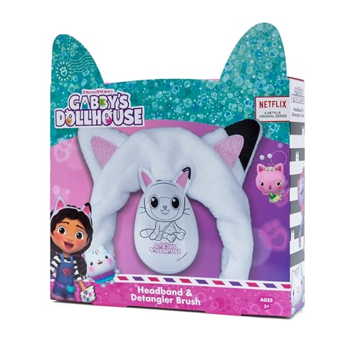 DREAMWORKS GABBY'S DOLLHOUSE Children's Headband & Detangler Gift Set