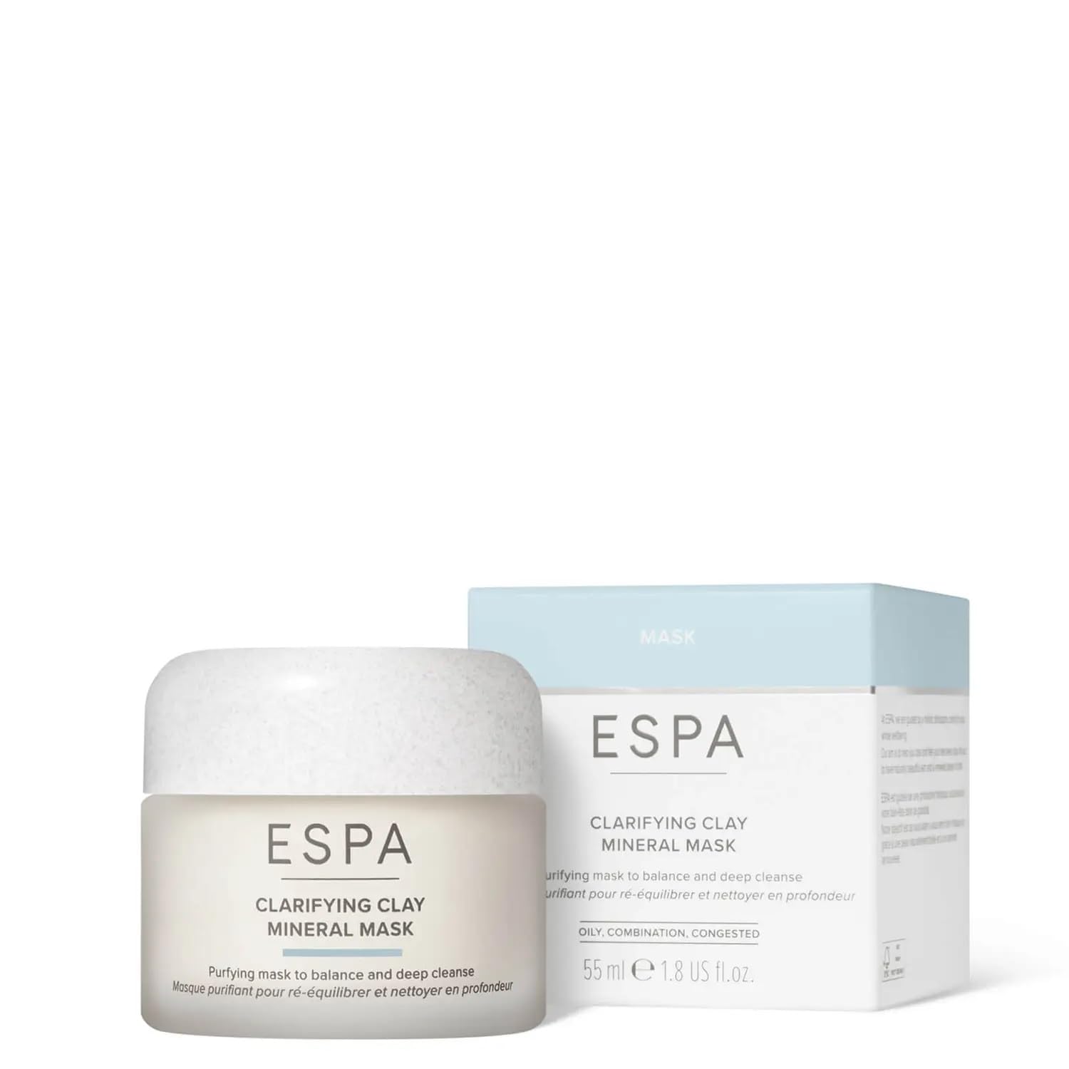 ESPA Clarifying Clay Mineral Mask 55ml for Balance and Deep Cleansing