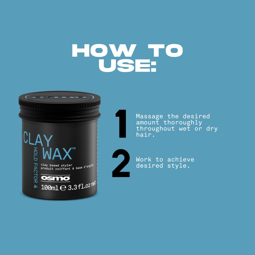 Osmo Clay Extreme Wax for Firm, Flexible Hold, Texture, and Volume 3