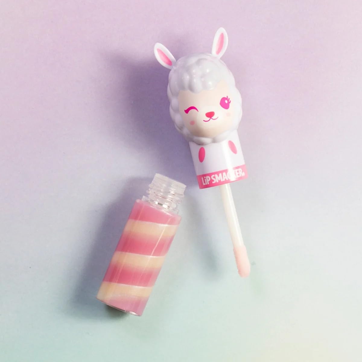 Lip Smacker Lippy Pals Llama Flavoured Lip Gloss - Strawberry Moisturizing for Kids 3