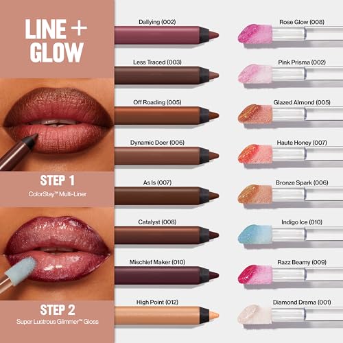 Revlon ColorStay Multi-Liner: Vegan Lip, Face, and Eye Liner with Blending Brush 13