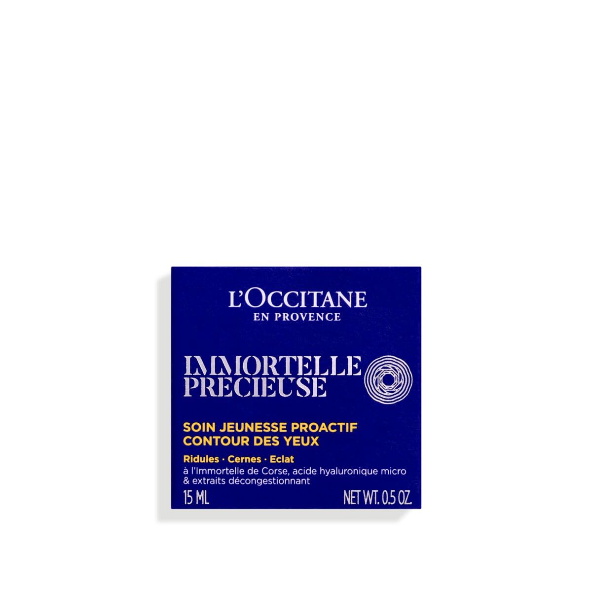 L'OCCITANE Precious Eye Balm 15ml | Vegan & 96% Readily Biodegradable Formula