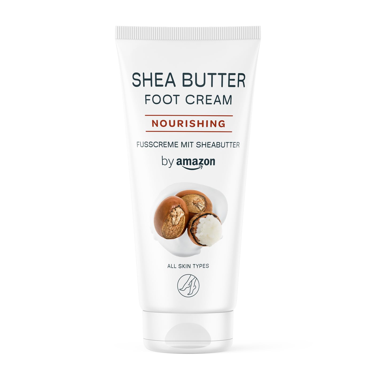 Sheabutter-Fußcreme von Amazon, 2 x 100 ml