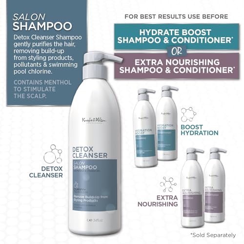 Knight & Wilson Salon Professional Detox Clarifying Shampoo 1000ml 4