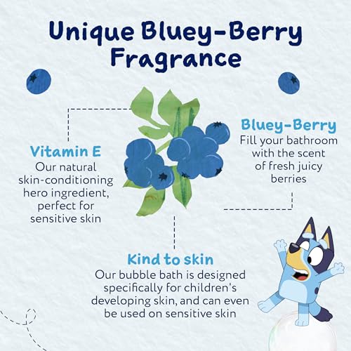 Childs Farm Bluey-Berry Bubble Bath for Kids | Gentle & Soothing for Sensitive Skin 3