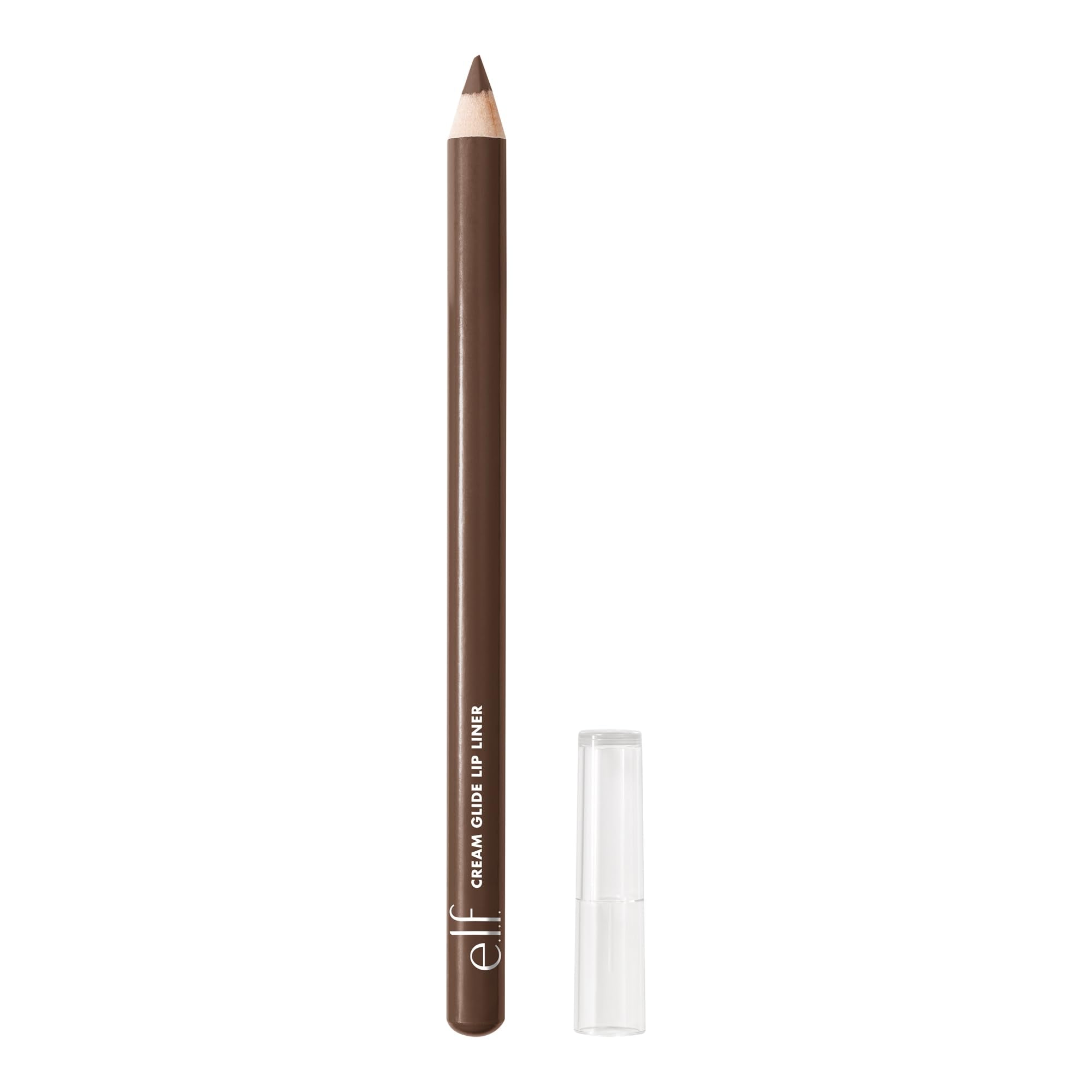 e.l.f. Cream Glide Lip Liner - Dark Cocoa | High Pigment Semi-Matte Finish