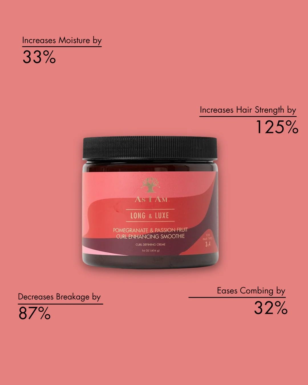 As I Am Long & Luxe Curl Enhancing Smoothie for Definition and Hydration 454 g 5
