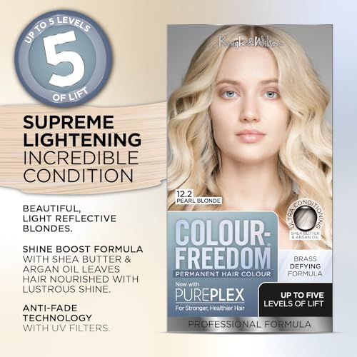Knight & Wilson Colour Freedom 12.2 Pearl Blonde Permanent Hair Colour - Ammonia-Free 3