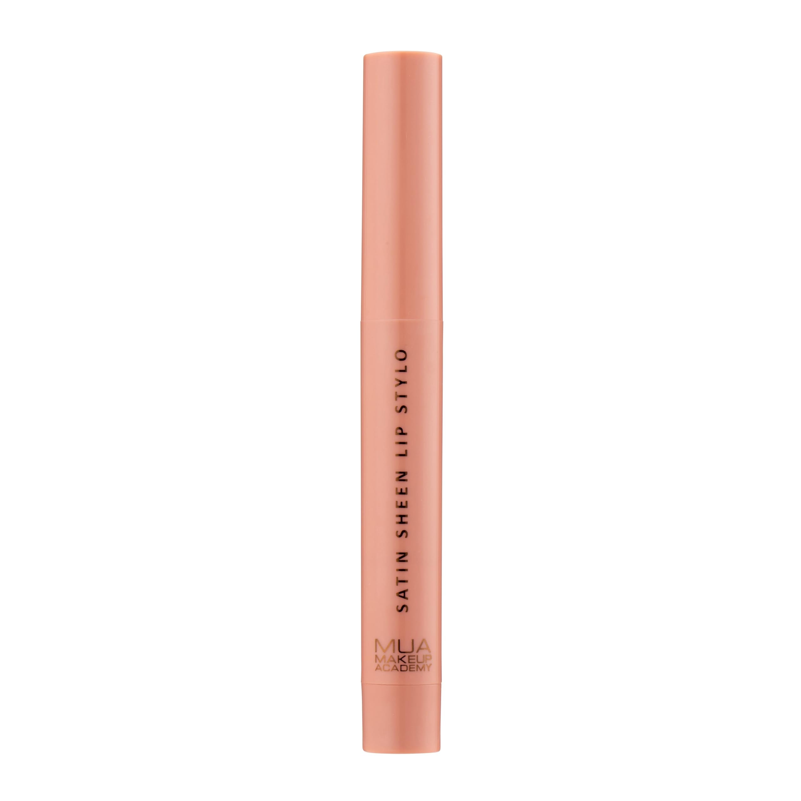 MUA Makeup Academy Satin Sheen Lip Stylo Lipstick, Supernude, Vegan & Cruelty Free